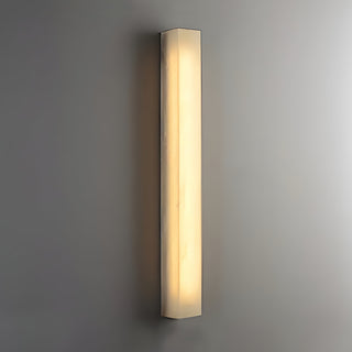 Modern Alabaster Rectangle Wall Sconce