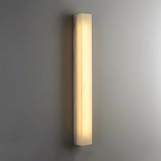 Modern Alabaster Rectangle Wall Sconce