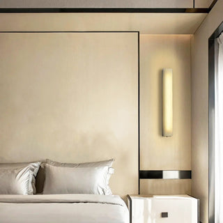 Modern Alabaster Rectangle Wall Sconce