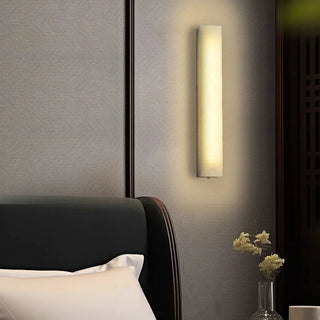 Modern Alabaster Rectangle Wall Sconce