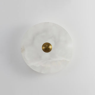 Modern Alabaster Round Wall Lamp