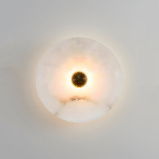 Modern Alabaster Round Wall Lamp