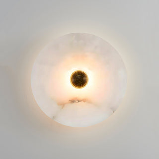 Modern Alabaster Round Wall Lamp