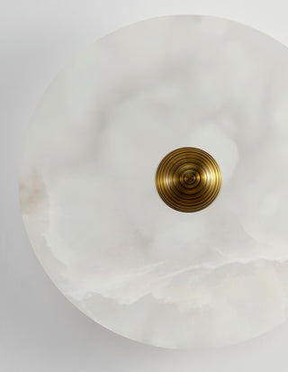 Modern Alabaster Round Wall Lamp