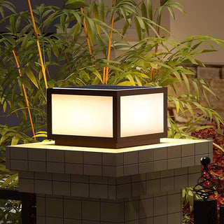 Modern Black Anvia Outdoor Post Light