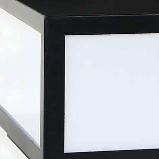 Modern Black Anvia Outdoor Post Light