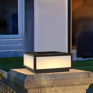 Modern Black Anvia Outdoor Post Light