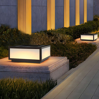 Modern Black Anvia Outdoor Post Light