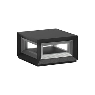 Modern Black Cube Outdoor Lamp