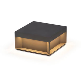 Modern Black Square Box Outdoor Light