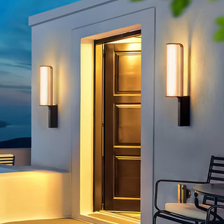 Modern Curved Zenith Arc Outdoor Wall Sconce