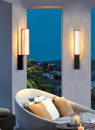 Modern Curved Zenith Arc Outdoor Wall Sconce