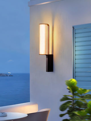 Modern Curved Zenith Arc Outdoor Wall Sconce