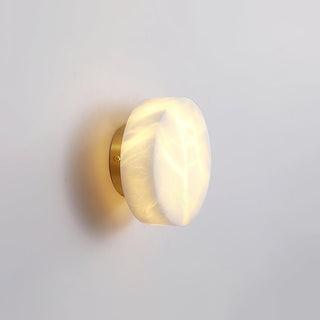 Modern Cylindrical Alabaster Wall Light