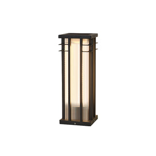 Modern Double Axis Outdoor Post Lamp