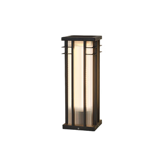 Modern Double Axis Outdoor Post Lamp