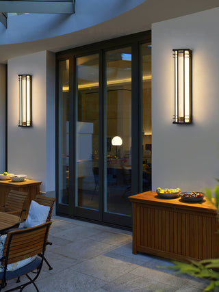 Modern Double Axis Outdoor Wall Lamp