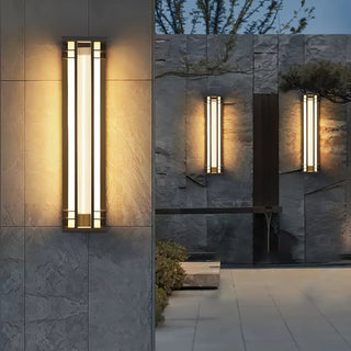 Modern Double Axis Outdoor Wall Lamp