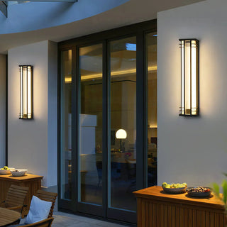 Double Axis Long Outdoor Wall Lamp