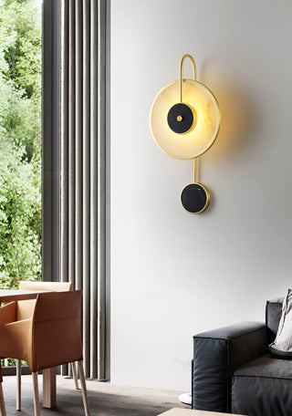 Modern Kandy Alabaster Wall Lamp