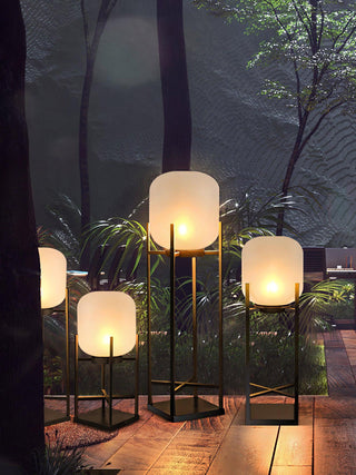 Modern Lantern Outdoor Floor Lamp