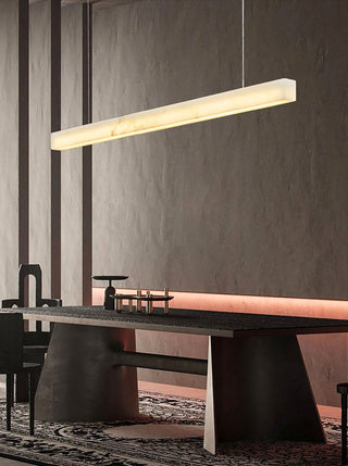 Modern Linear Alabaster Pendant Light