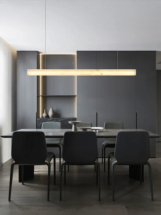 Modern Linear Alabaster Pendant Light