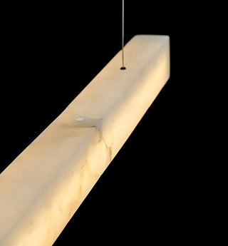 Modern Linear Alabaster Pendant Light