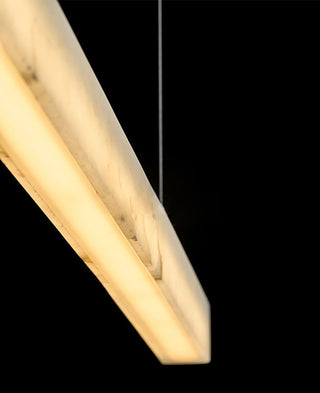 Modern Linear Alabaster Pendant Light