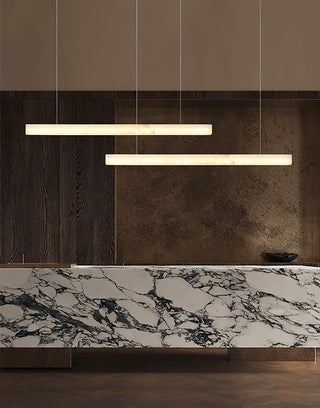 Modern Linear Alabaster Pendant Light