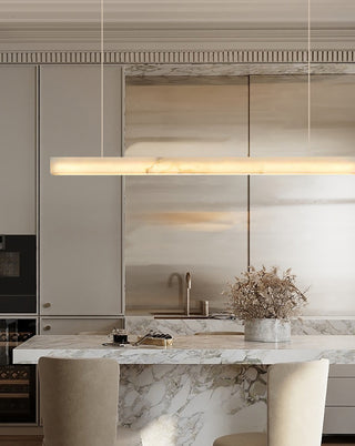 Modern Linear Alabaster Pendant Light