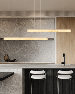 Modern Linear Alabaster Pendant Light