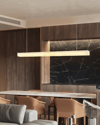 Modern Linear Alabaster Pendant Light