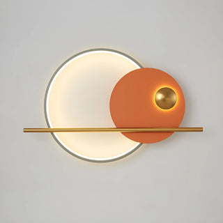 Double Circle Linear Wall Light