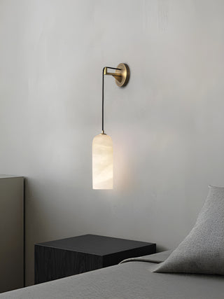 Modern Petra Alabaster Wall Sconce