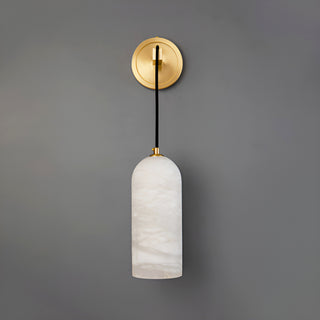 Modern Petra Alabaster Wall Sconce