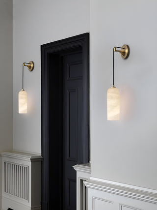 Modern Petra Alabaster Wall Sconce