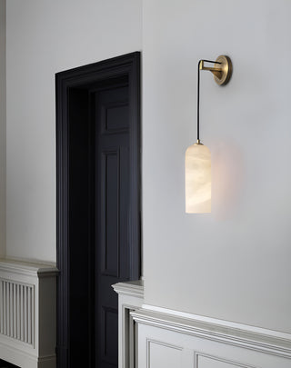 Modern Petra Alabaster Wall Sconce