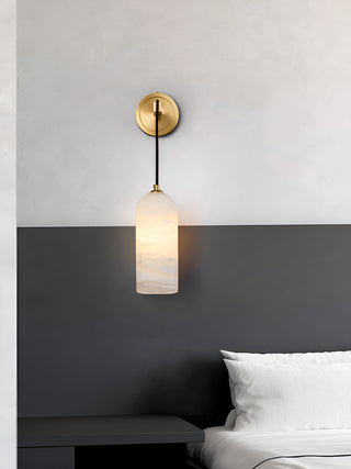 Modern Petra Alabaster Wall Sconce