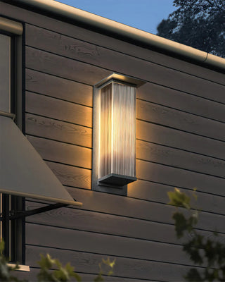 Modern Rectangle Oleron Box Outdoor Wall Lamp