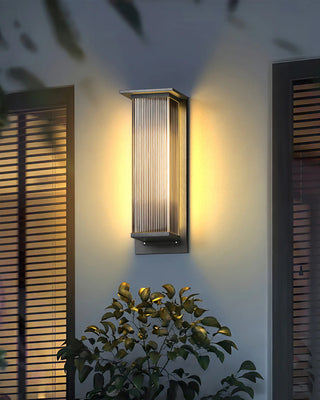 Modern Rectangle Oleron Box Outdoor Wall Lamp