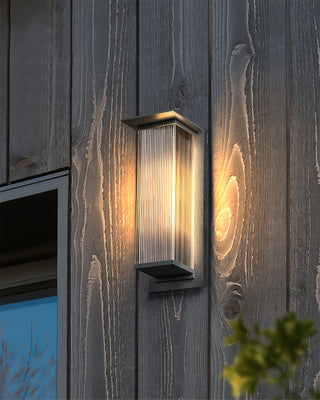 Modern Rectangle Oleron Box Outdoor Wall Lamp