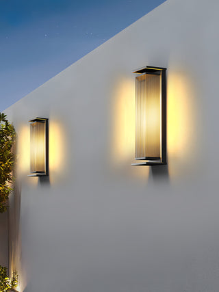 Modern Rectangular Box Outdoor Wall Lamp