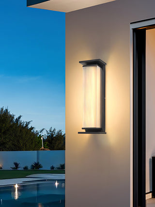 Modern Rectangular Box Outdoor Wall Lamp