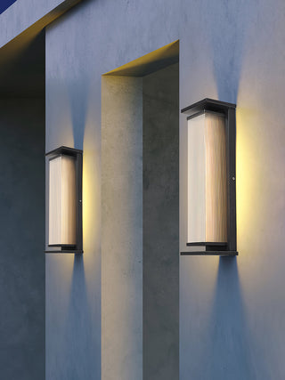 Modern Rectangular Box Outdoor Wall Lamp