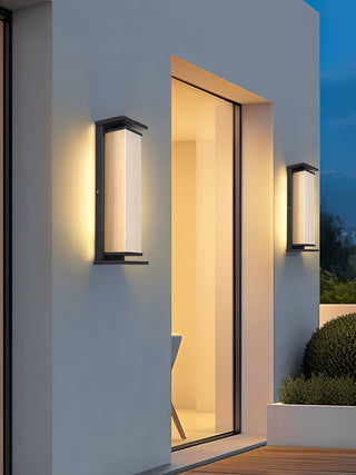 Modern Rectangular Box Outdoor Wall Lamp