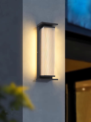 Modern Rectangular Box Outdoor Wall Lamp