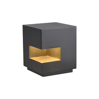 Modern Regular Cube Post Outdoor Light