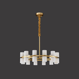 Modern Tabitha Alabaster Chandelier