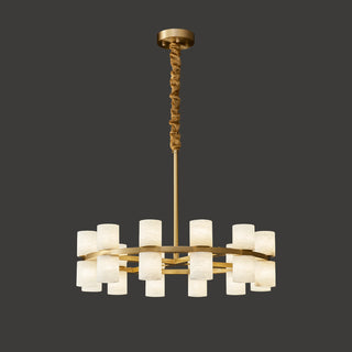 Modern Tabitha Alabaster Chandelier